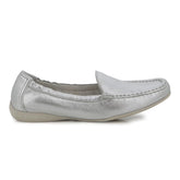 Joaninha Loafers Leather Silver