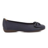 Nadalia Flats Blue Leather