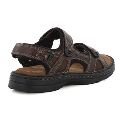 Abacus Sandals Brown James Dean Leather