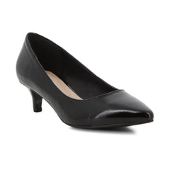 Hush Puppies York II Black Crinkle Patent