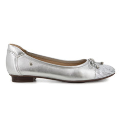 Nayara pumps Silver Metallic Leather