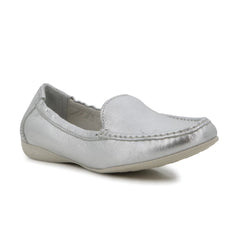 Joaninha Loafers Leather Silver
