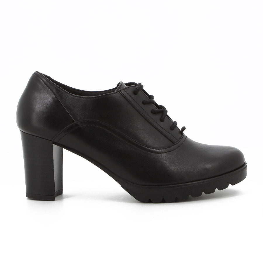 Hush Puppies Shazam Lace Up Heels Black
