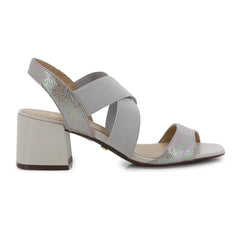 Tasha Heels Grey Silver