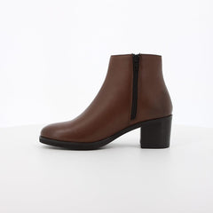 Dawn Boots Dark Tan Leather