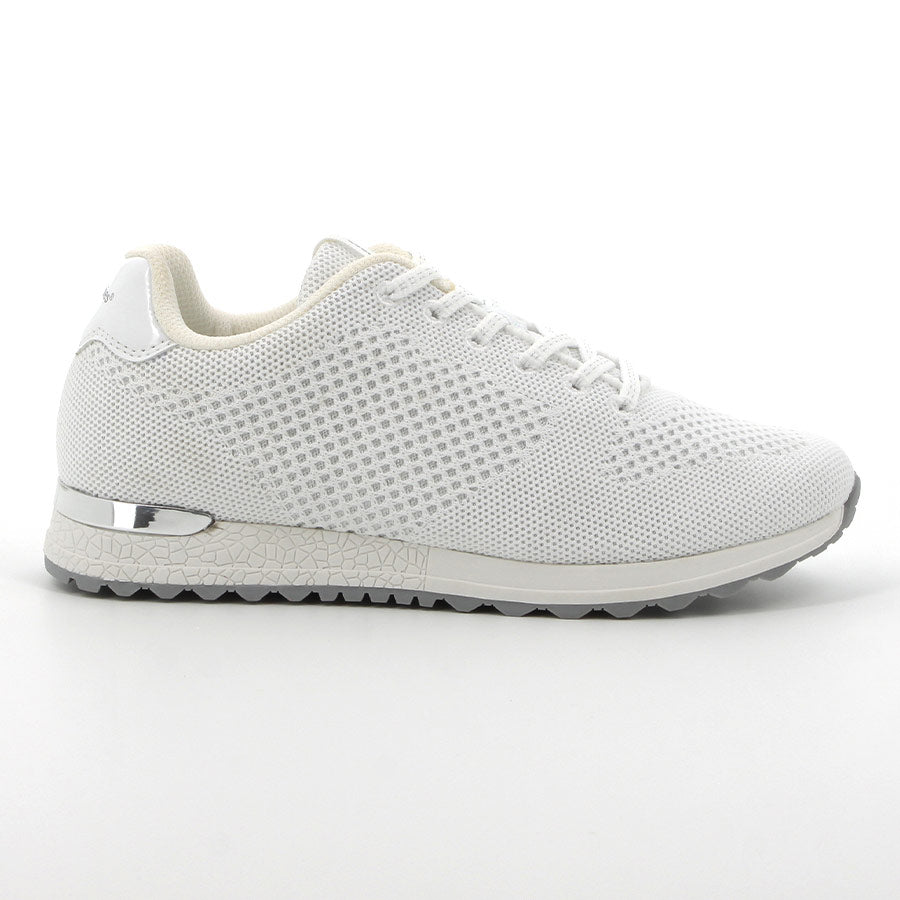 Sneak Sneakers White Fly Knit