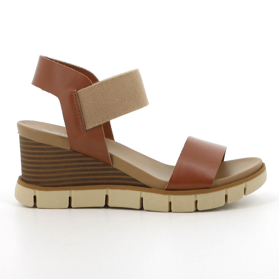 Freja Wedges Cognac Leather