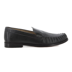 Pedro Slip Ons Black Waxy Leather
