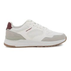 Juno Sneakers White PU Mesh