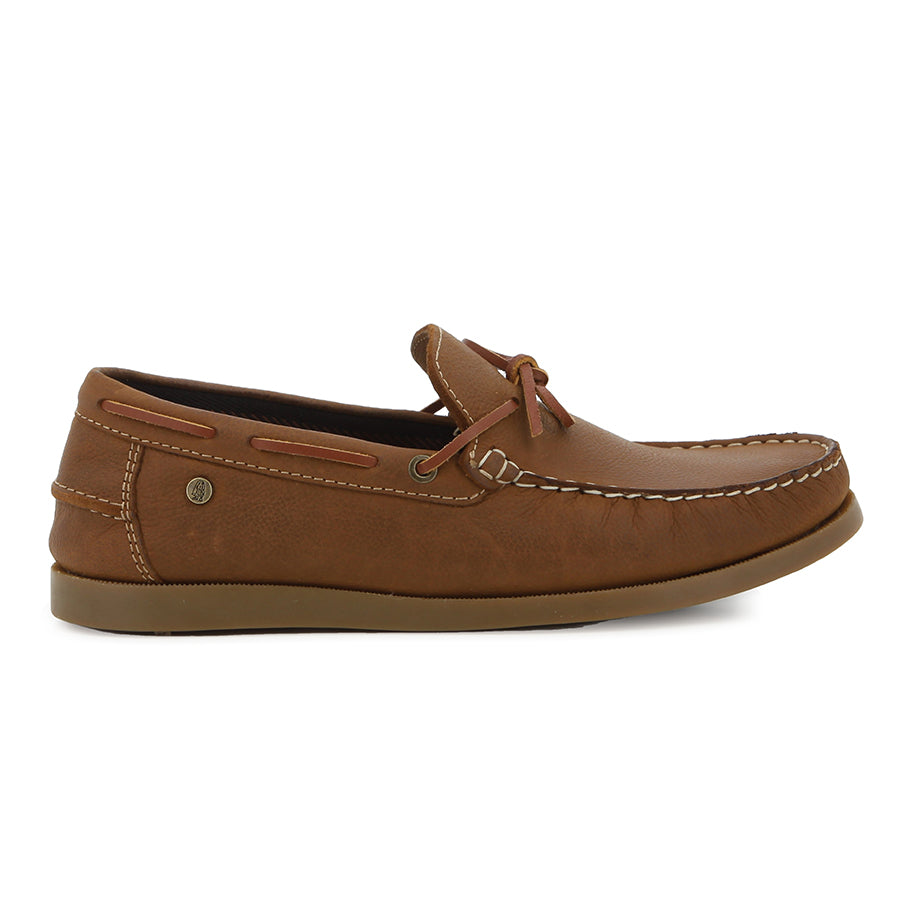 Raul Moccasins Tobacco Waxy Leather
