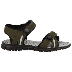 Youth Steve Quarter Strap Sandals Olive Black Multi