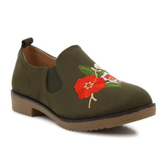 Soft Earleen Casual Flats Olive