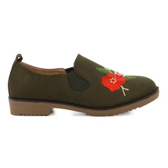 Soft Earleen Casual Flats Olive