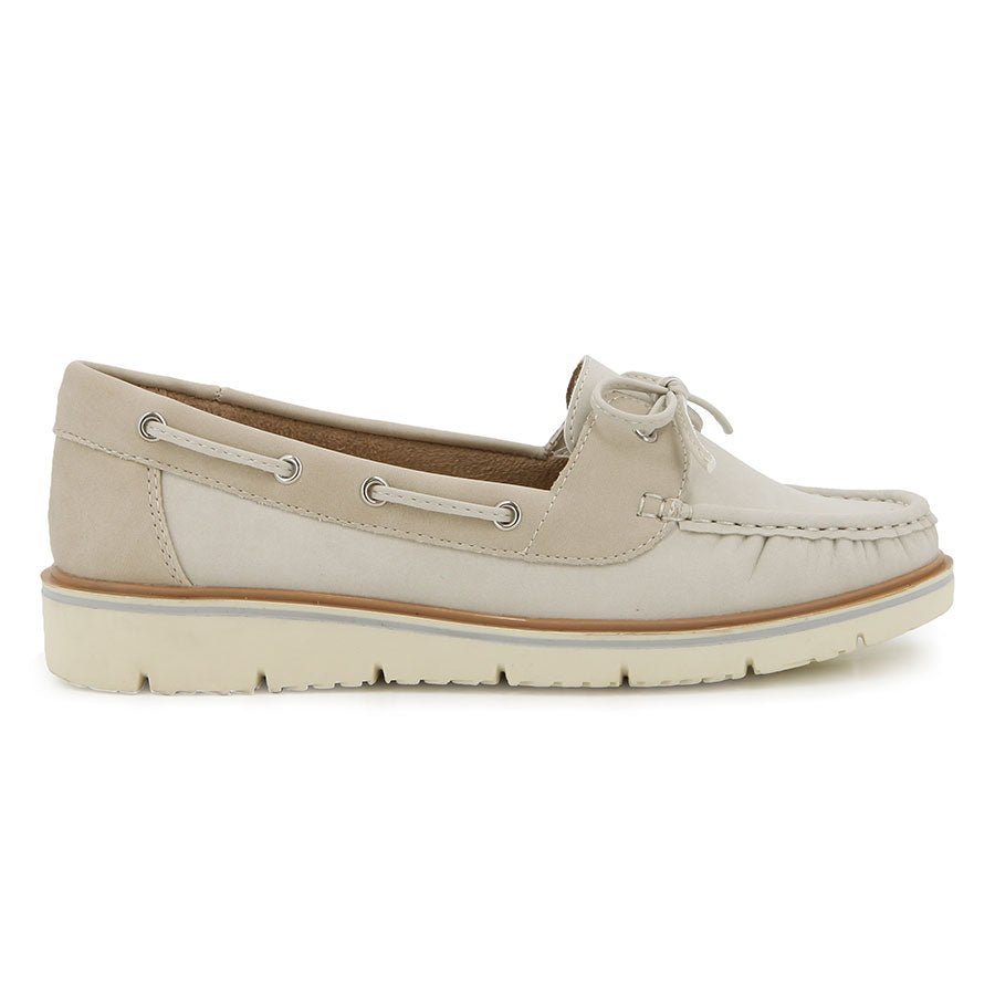 Soft Shina Mocassins Ivory