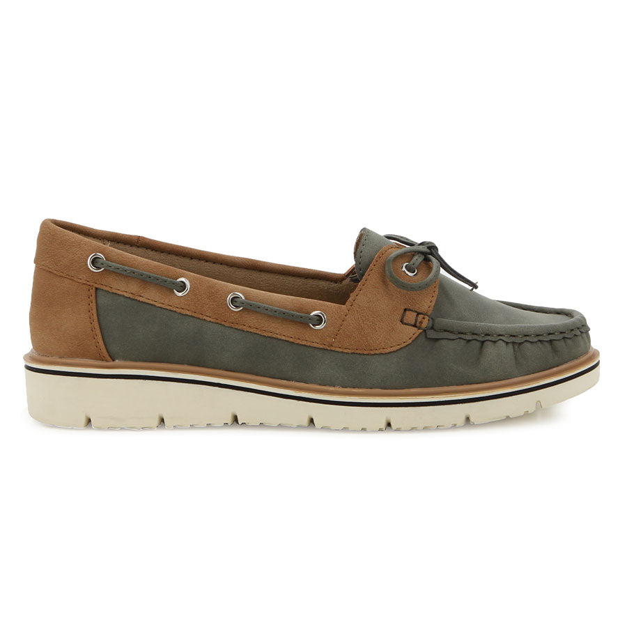 Soft Shina Mocassins Olive