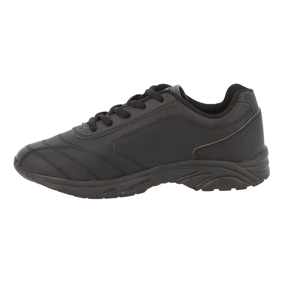 ACE BIG KIDS LACE UP TRAINERS BLACK - Hush Puppies